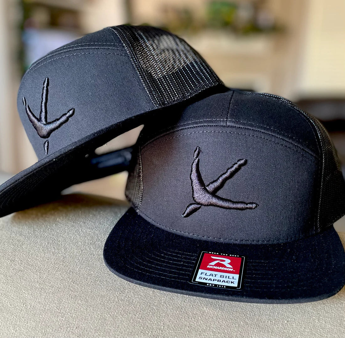 AFW Outdoors 3D Puff Logo 7 Panel Trucker Turkey AFW Outdoors