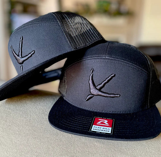 AFW Outdoors 3D Puff Logo 7 Panel Trucker Turkey AFW Outdoors