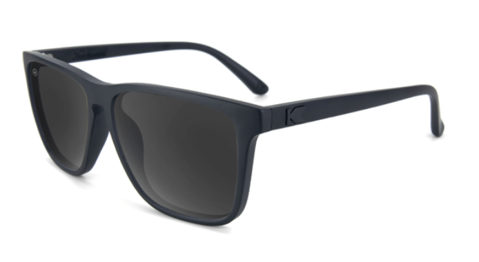 Knockaround Black on Black Fast Lanes Sunglasses