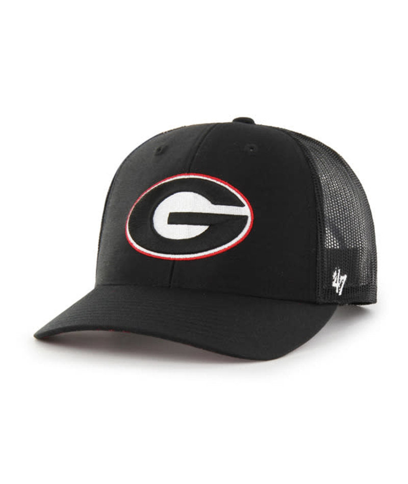 47 Brand GEORGIA BULLDOGS BLACK NCAA LOCAL PRINT 47 TRUCKER 47 Brand