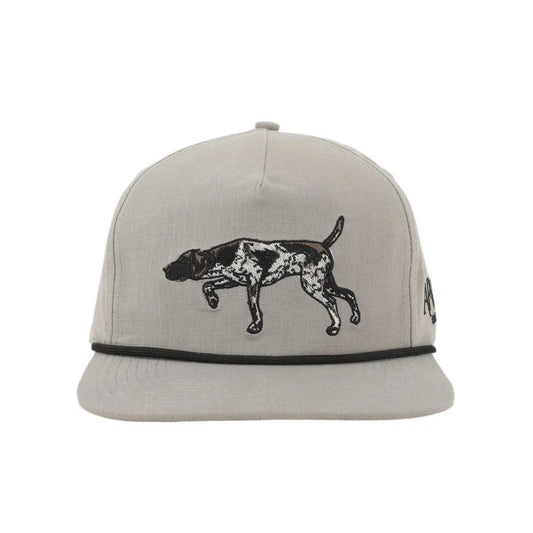 American Flyway Waterfowl Grey w Black Rope Pointer Ripstop Rope Hat AFW Outdoors