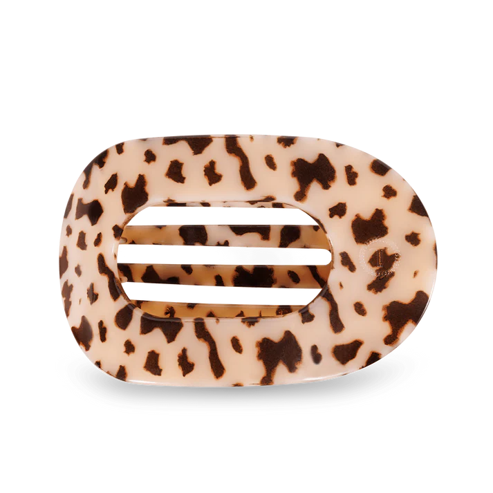 Teleties Round Blonde Tortoise Large Hair Clip Teleties