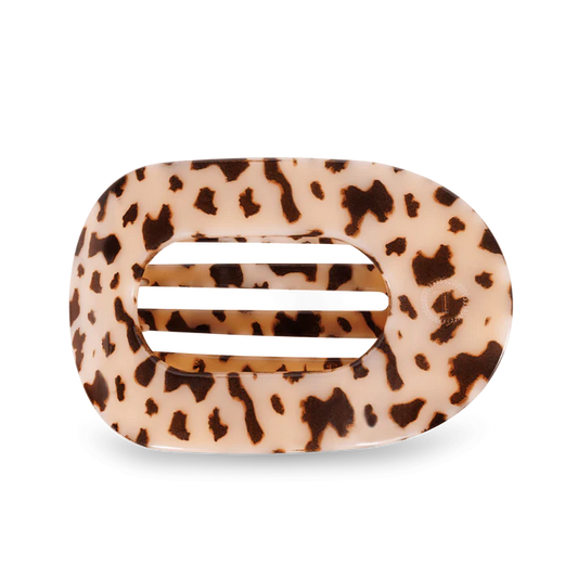 Teleties Round Blonde Tortoise Large Hair Clip Teleties