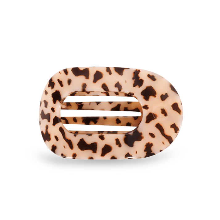 Teleties Round Hair Clip Medium Blonde Tortoise Teleties