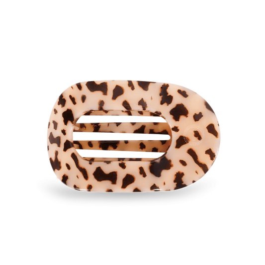 Teleties Round Hair Clip Medium Blonde Tortoise Teleties