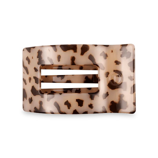 Teleties Blonde Tortoise Medium Flat Rectangle Hair Clip Teleties