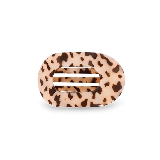 Teleties Round Hair Clip Small Blonde Tortoise Teleties