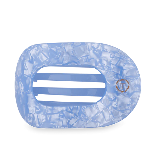 Teleties Round Hair Clip Large Blue Lagoon Teleties