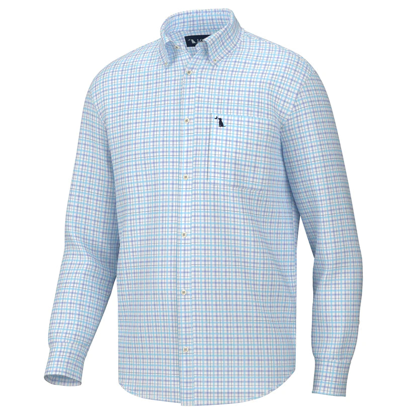 Local Boy Taylor Dress Light Blue/Purple/Navy Local Boy Outfitters