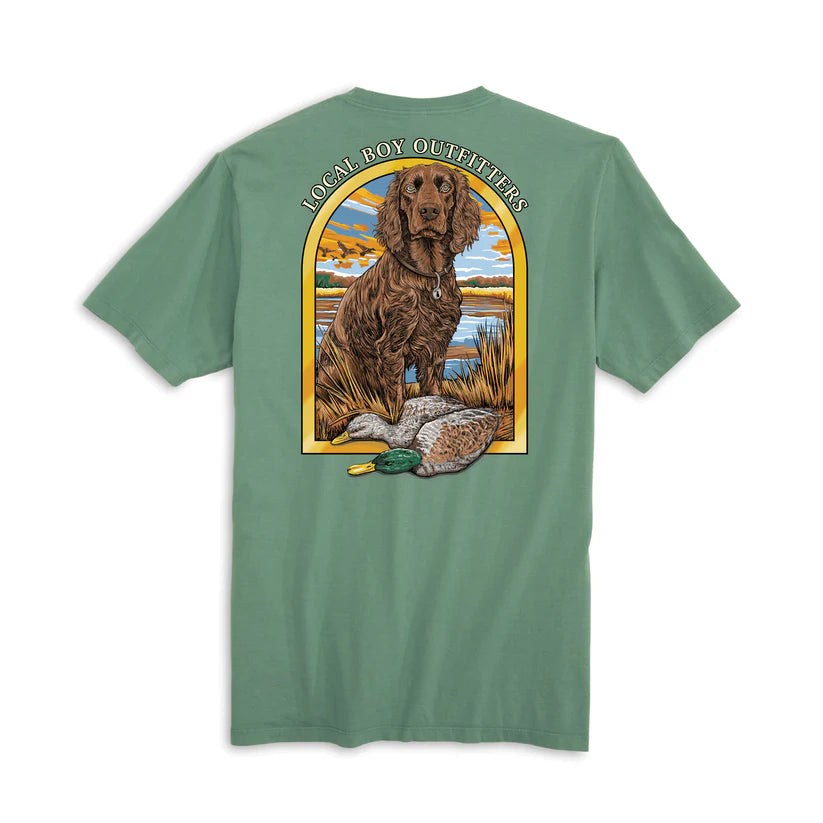 Local Boy Youth Boykin Boss SS Tee Light Green Local Boy Outfitters