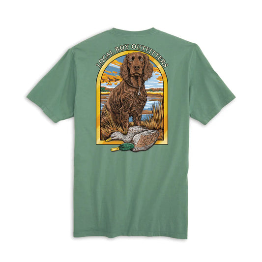 Local Boy Youth Boykin Boss SS Tee Light Green Local Boy Outfitters