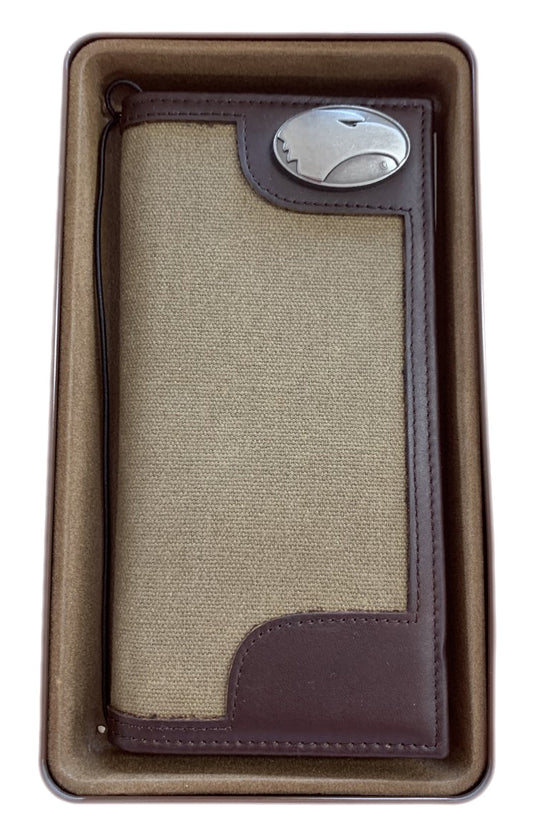 Zep-Pro Georgia Southern Checkbook Wallet Two Toned Zep-Pro