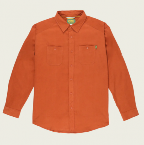 Marsh Wear cords ls shirt rust