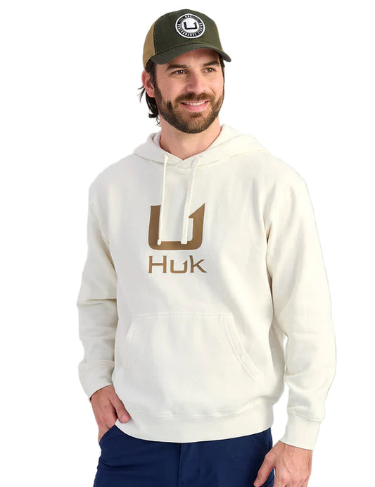 Huk Barb U Cotton Fleece Egret Huk