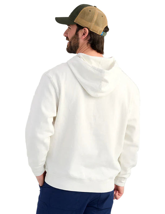 Huk Barb U Cotton Fleece Egret Huk