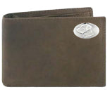Zep-Pro Brown Crazy Horse Passcase Wallet - Lab
