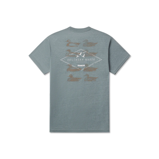 Southern Marsh sea wash tee decoy stamp Short Sleeve Marsh Wear