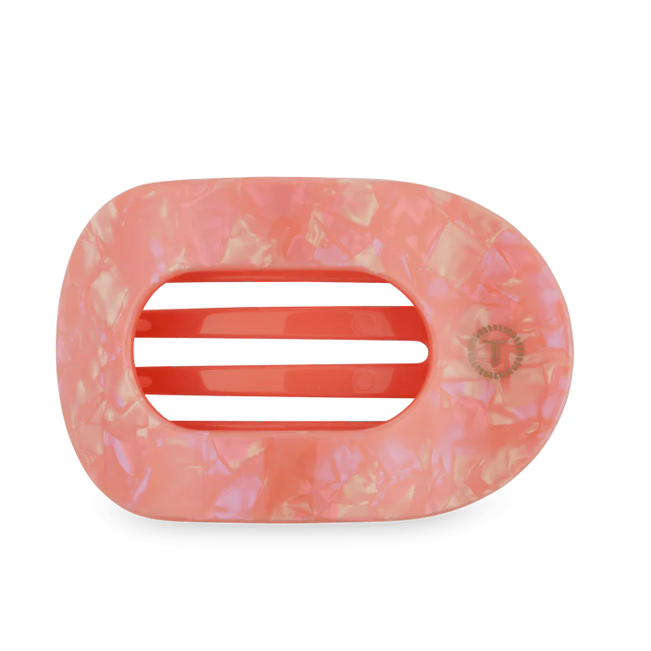 Teleties Round Hair Clip Large Dreamsicle Teleties
