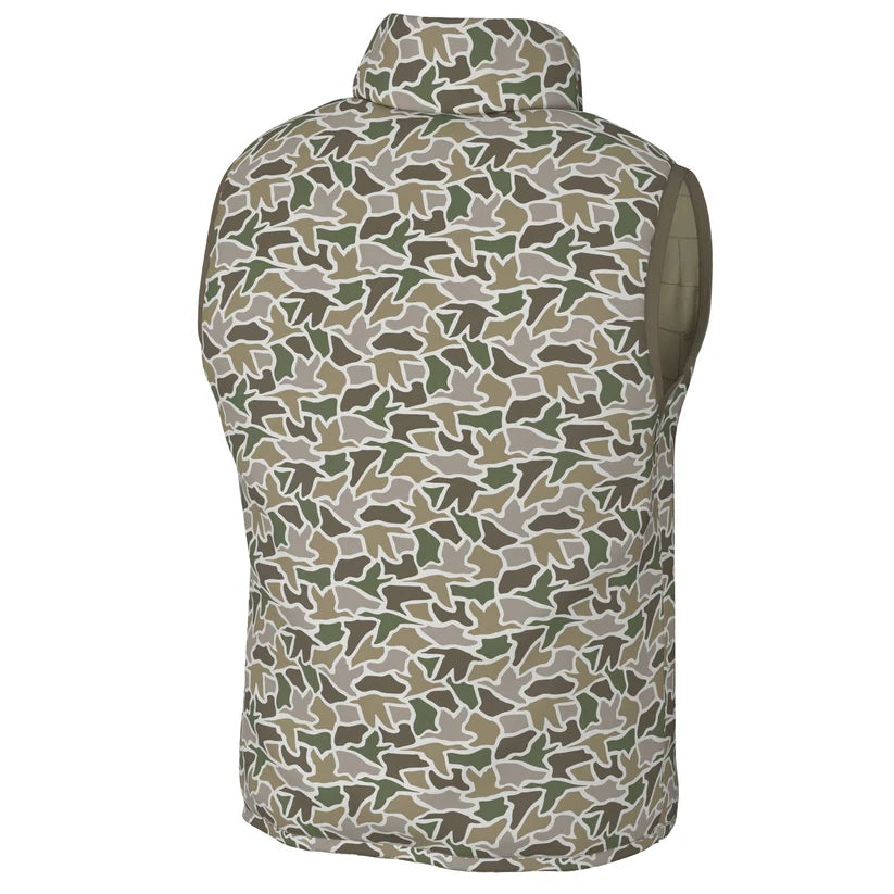 Local Boy Duck Down Vest Duck Camo Local Boy Outfitters