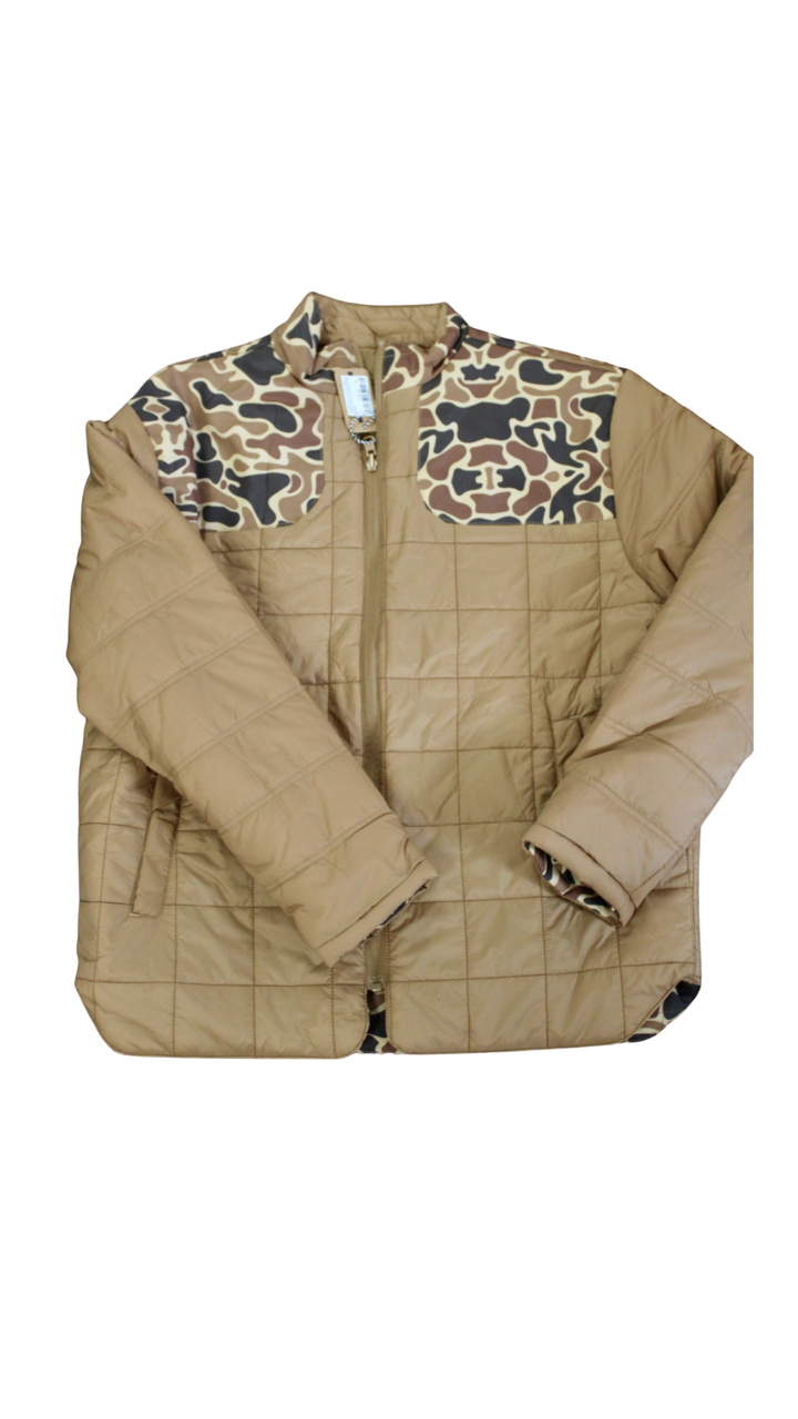 Southern Casanova Reversible Lofted Jacket Field Camo