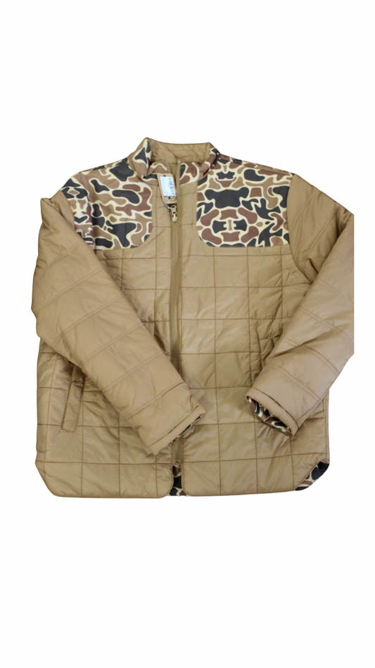 Southern Casanova Reversible Lofted Jacket Field Camo