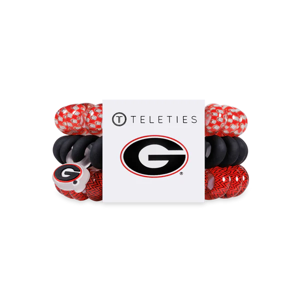 Teleties Go Dawgs! Large Hair Ties Teleties