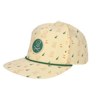 Barstool Golf Printed Patch Rope Hat