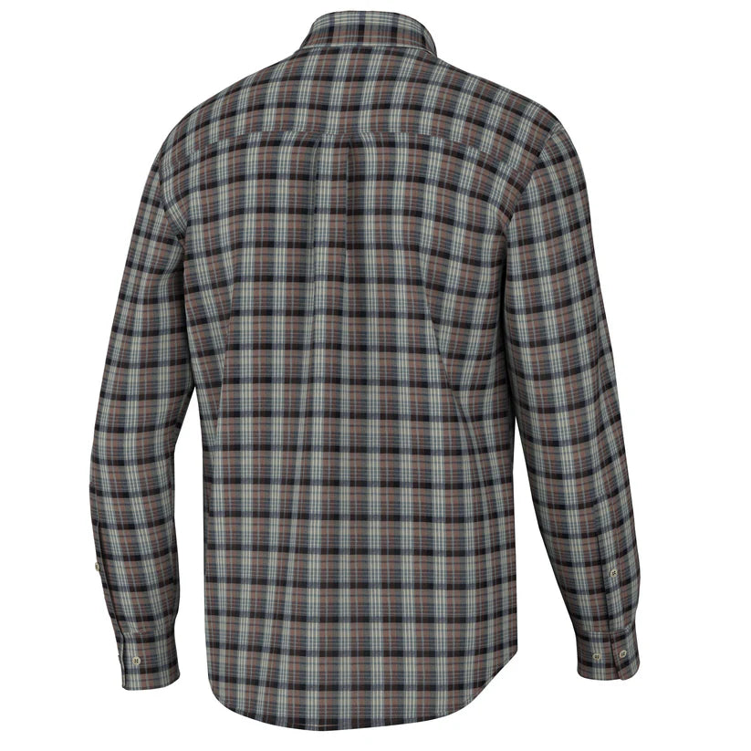 Local Boy Grange Dress Shirt Charcoal Navy Wine
