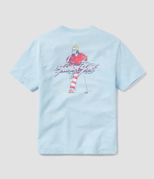 Southern Shirt Co Grip and Rip Tee Short Sleeve Sky Blue