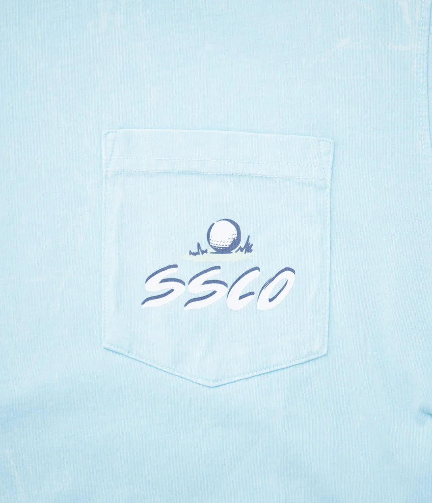 Southern Shirt Co Grip and Rip Tee Short Sleeve Sky Blue Southern Shirt Co