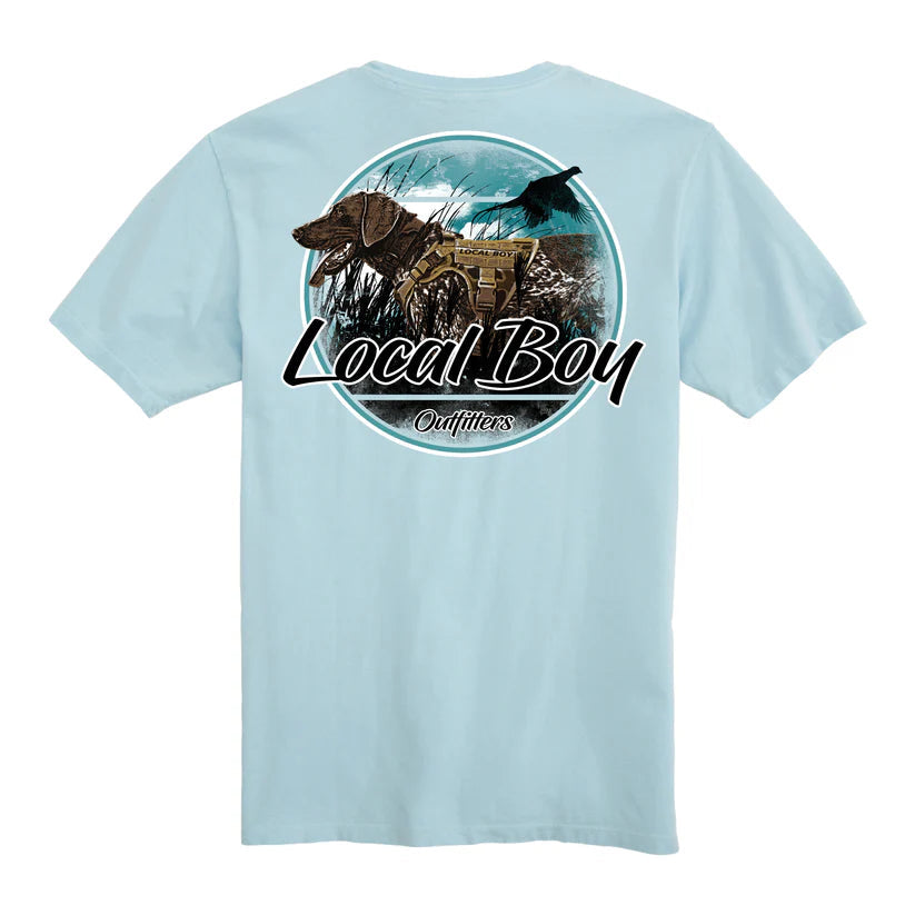 Local Boy Outfitters S/S GSP Flush T-Shirt Chambray Local Boy Outfitters
