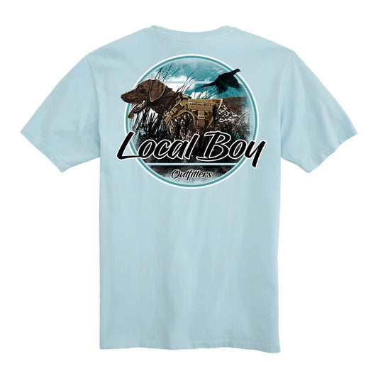 Local Boy Outfitters Youth GSP Flush T-Shirt Chambray Local Boy Outfitters