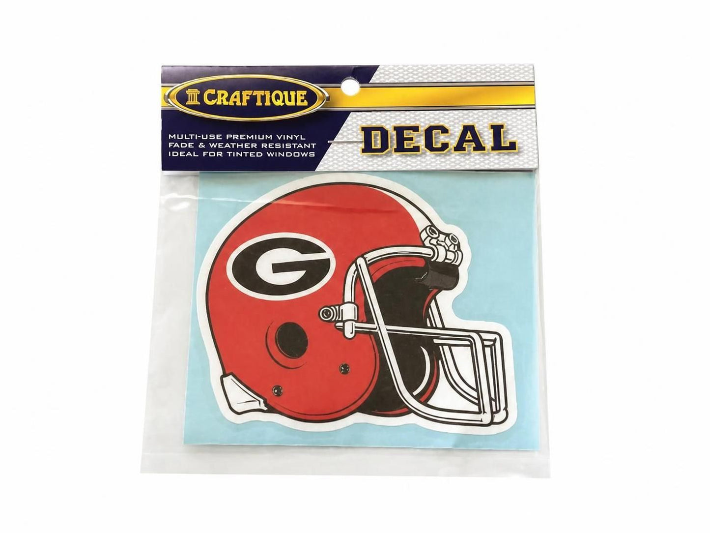 Craftique Georgia Bulldogs Helmet G Decal 4" Craftique