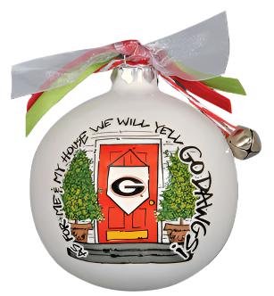 Magnolia Lane Georgia Bulldogs My Home Ornament