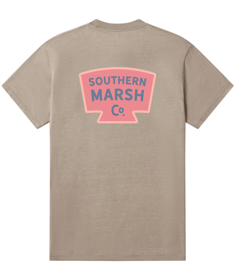 Southern Marsh T-Shirt SEAWASH Tee - Branding - Keystone Burnt Taupe Southern Marsh