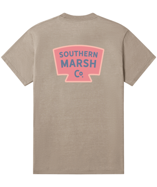 Southern Marsh T-Shirt SEAWASH Tee - Branding - Keystone Burnt Taupe Southern Marsh