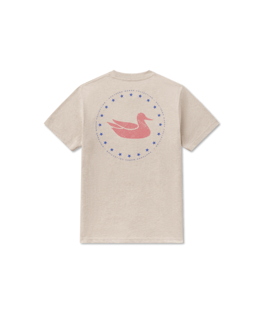 Southern Marsh T-Shirt Youth Grand Ole Duck Tee Washed Oatmeal Southern Marsh