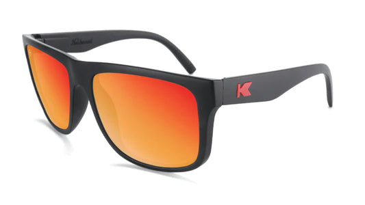 Knockaround Matte Black / Red Sunset Torrey Pines Sunglasses Knockaround
