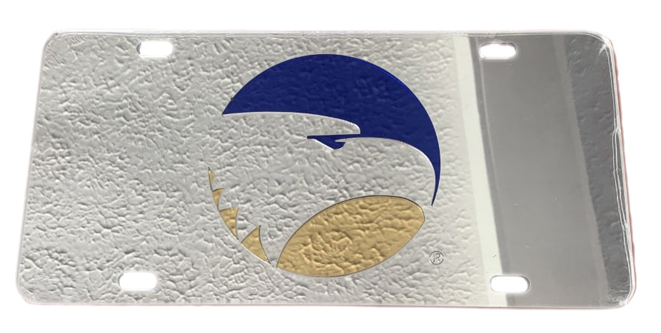 Craftique Georgia Southern Circle Logo Mirror License Plate