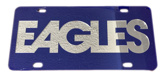 Craftique Georgia Southern Blue EAGLES Mirror License Plate Craftique
