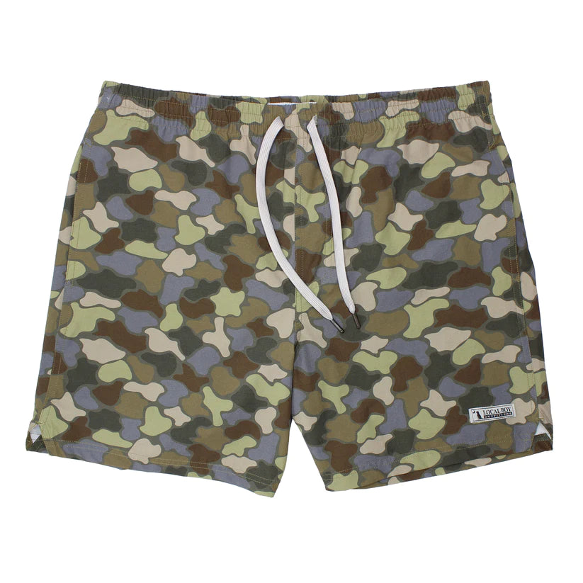 Local Boy Swim Trunks Mountain Camo