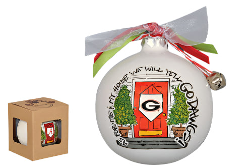 Magnolia Lane Georgia Bulldogs My House Orn