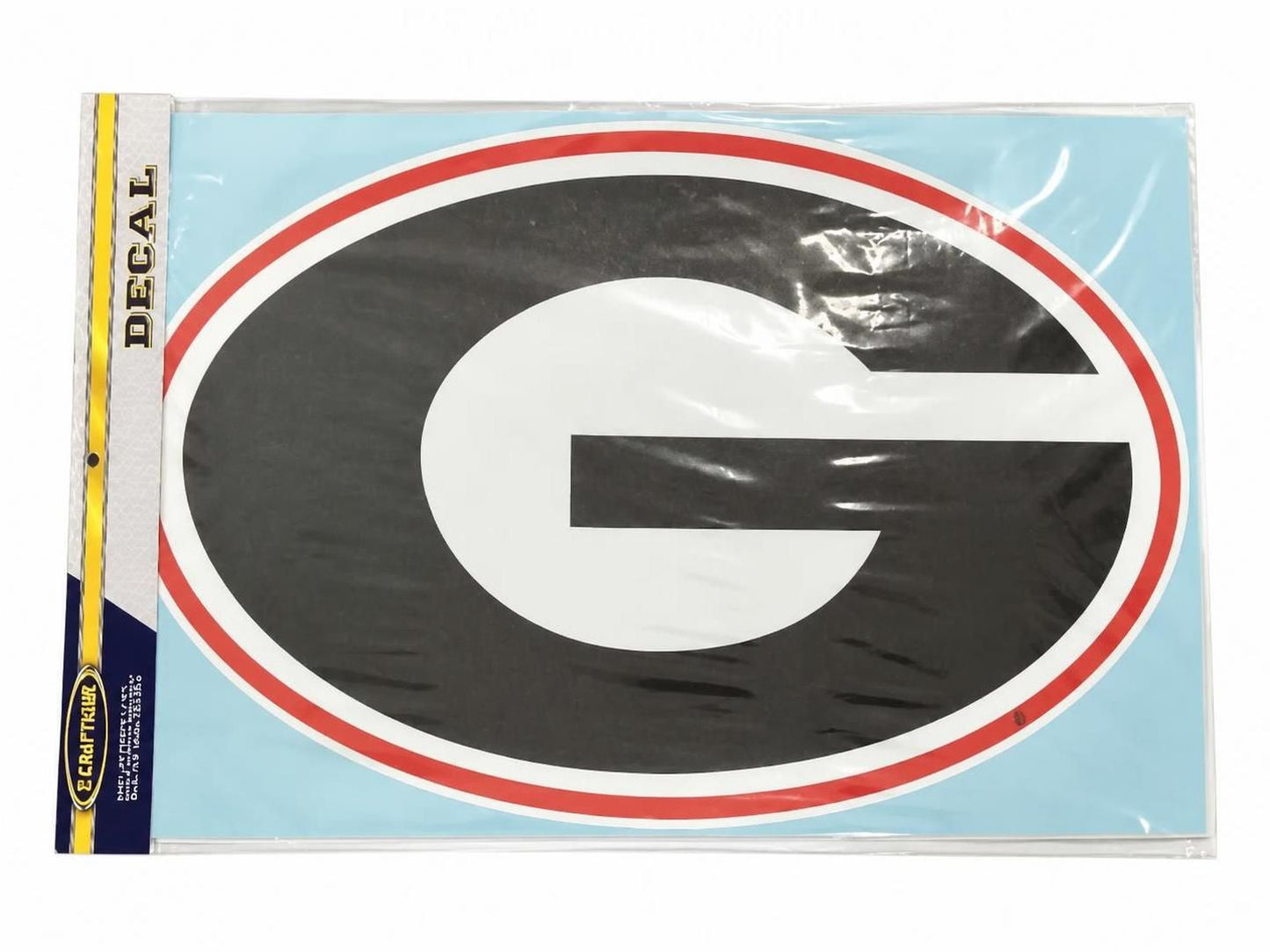 Craftique Georgia Bulldogs Oval G Decal 18" Craftique