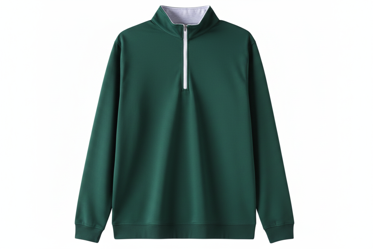 Meripex 1/4 Zip Pullover Green Meripex Apparel