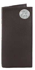 Zep-Pro Georgia Bulldogs Brown Pebble Roper Wallet - Standing Dawg Zep-Pro
