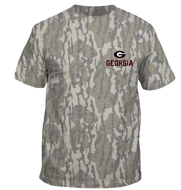 Georgia Bulldogs UGA Primary Mark Camo Shirt New World Graphics