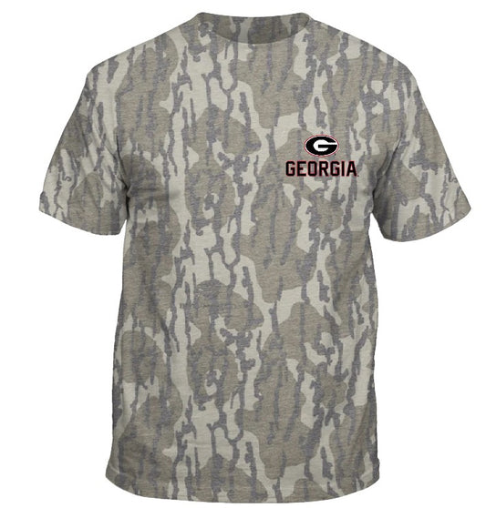 Georgia Bulldogs UGA Primary Mark Camo Shirt New World Graphics