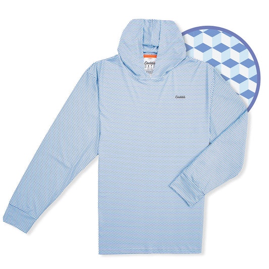 Caddie Prism Hoodie Blue Caddie