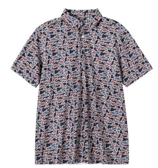 Meripex Mens Polo Brown Camo Meripex Apparel