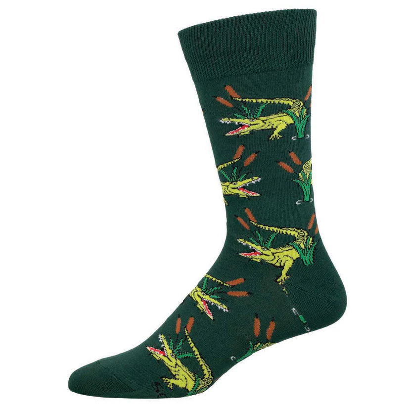Sock Smith Graphic Cotton Crew See Ya Later Alligator Sock Smith